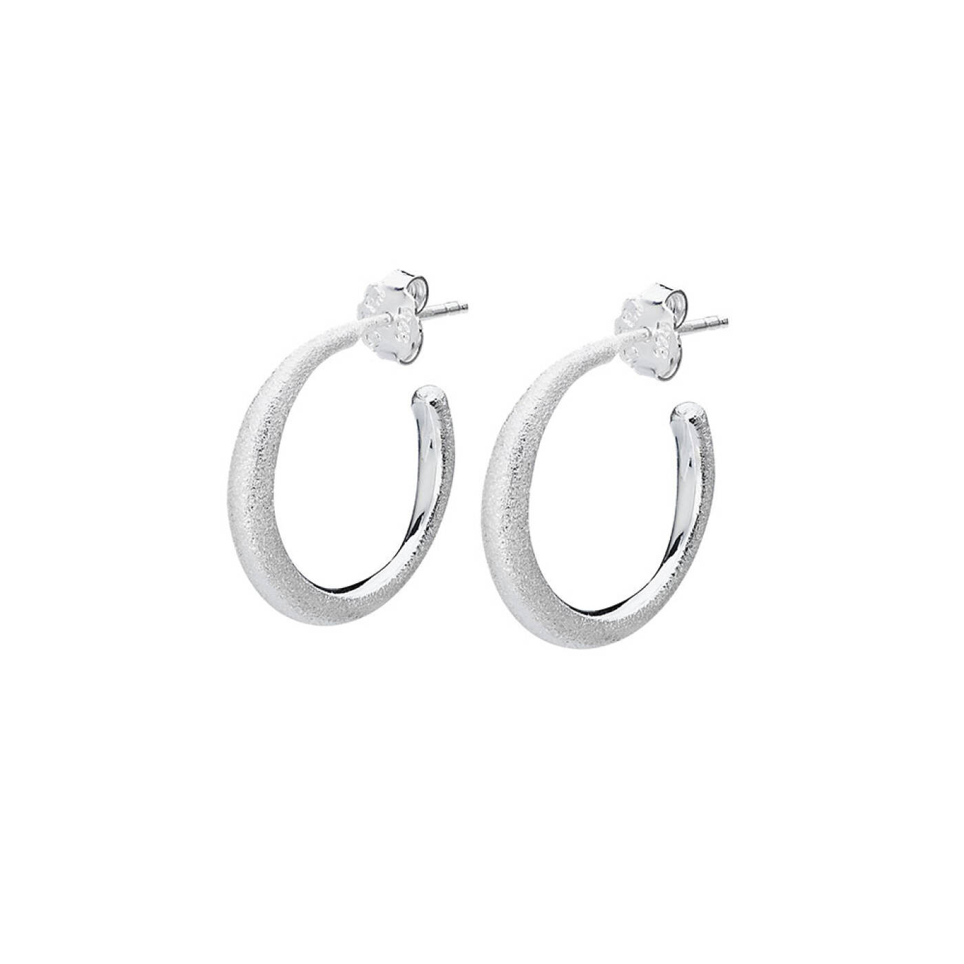 Les Amis hoops matte Sølv