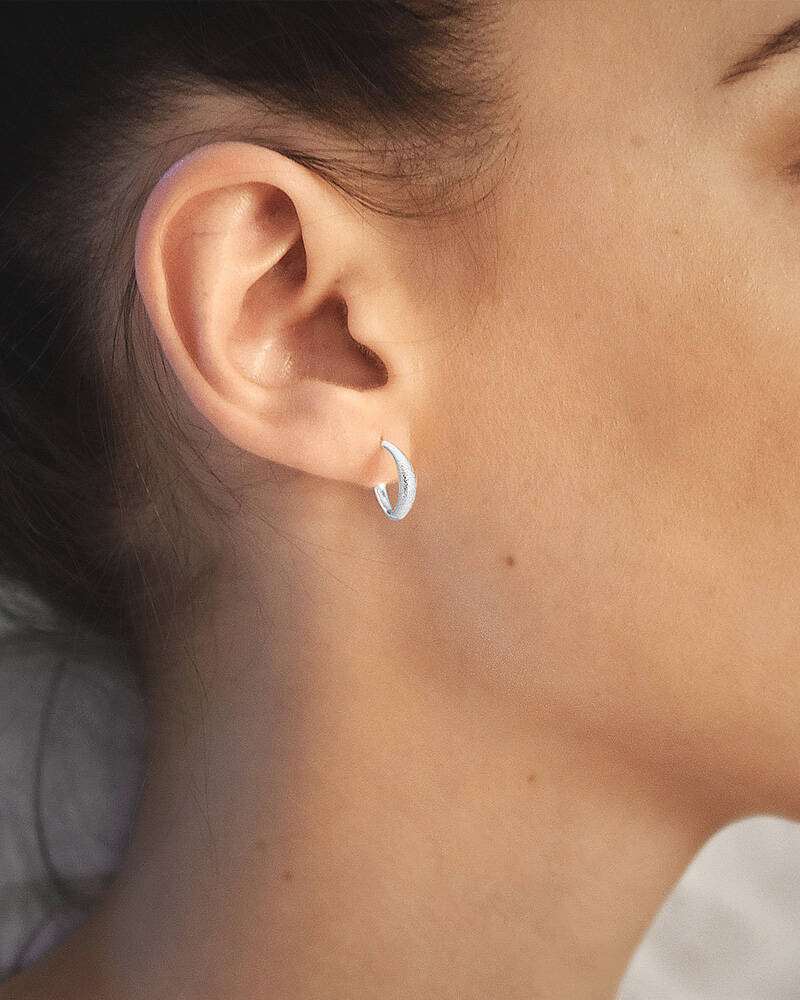 Les Amis hoops matte Sølv