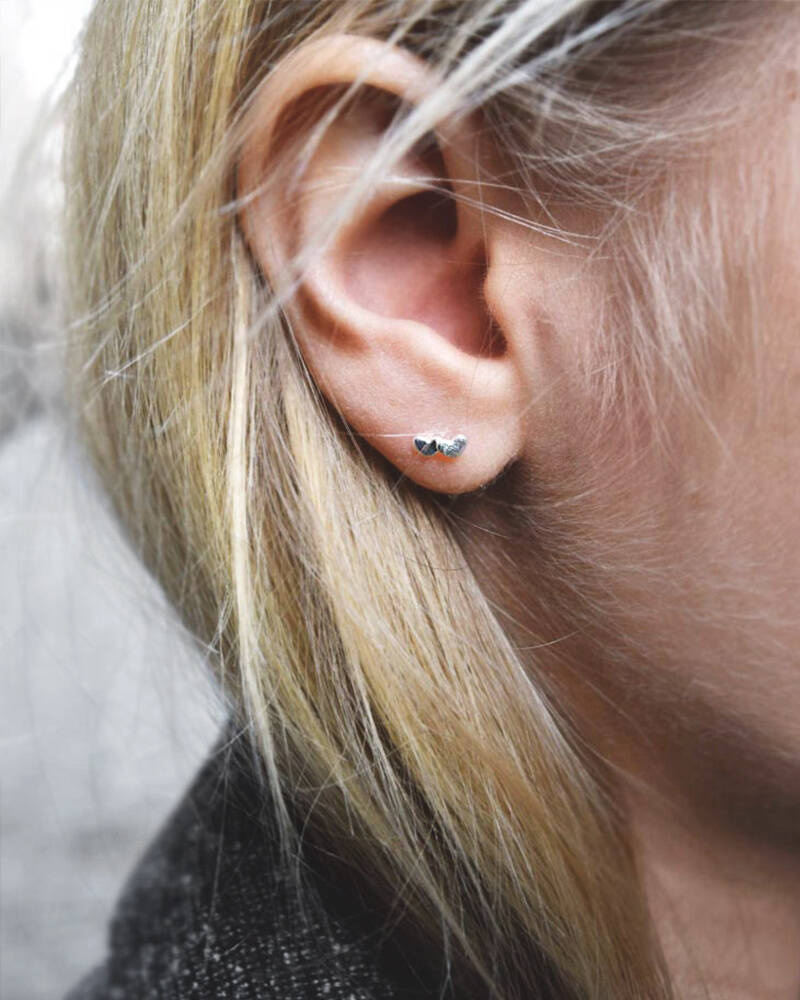 Loving heart Øreringer Sølv