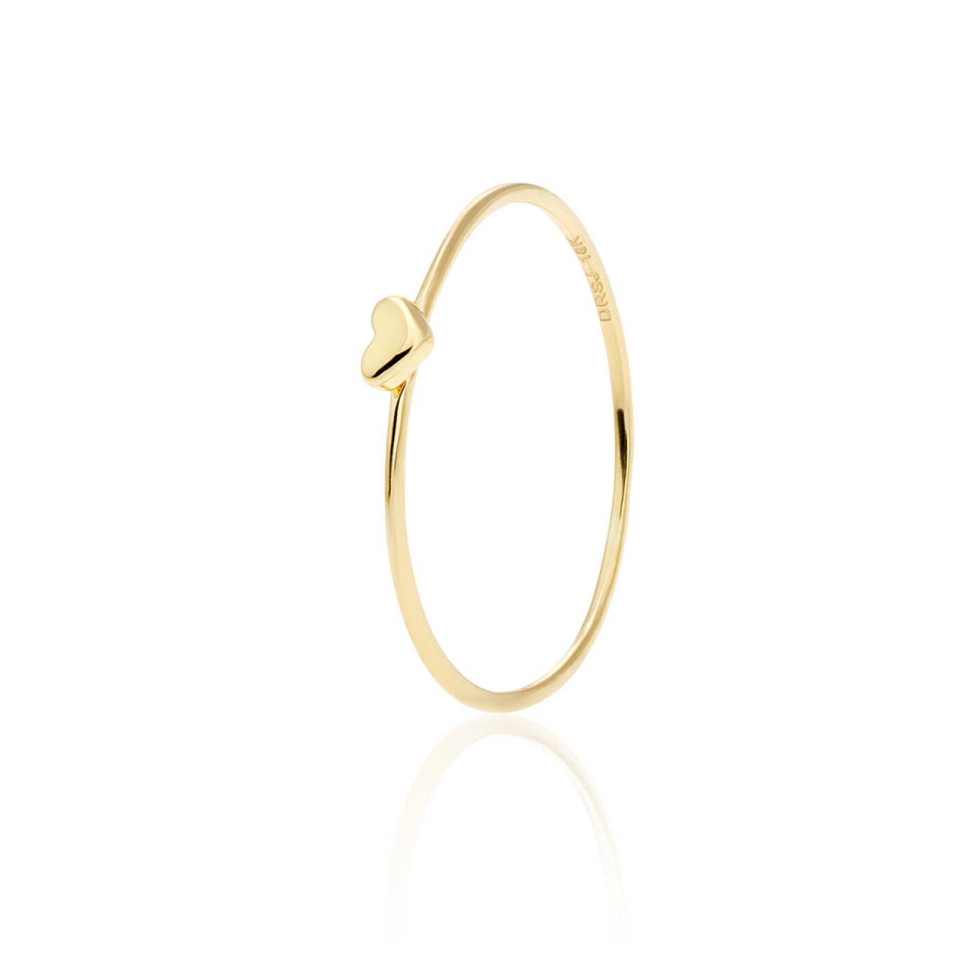 Loving Heart drop ring 16,5 Gull