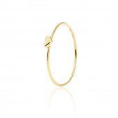 Loving Heart drop ring 16,5 Gull Loving Heart drop ring 16,5 Gull