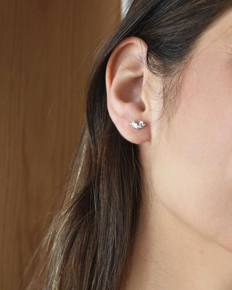 Love Heart Øreringer Sølv