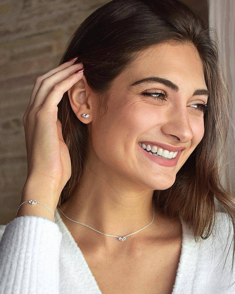 Love Heart Øreringer Sølv