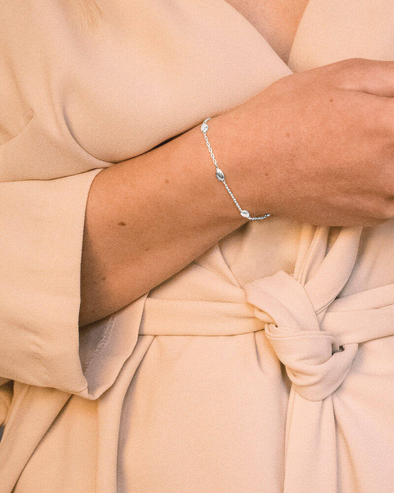 Morning Dew petite full Armbånd Sølv