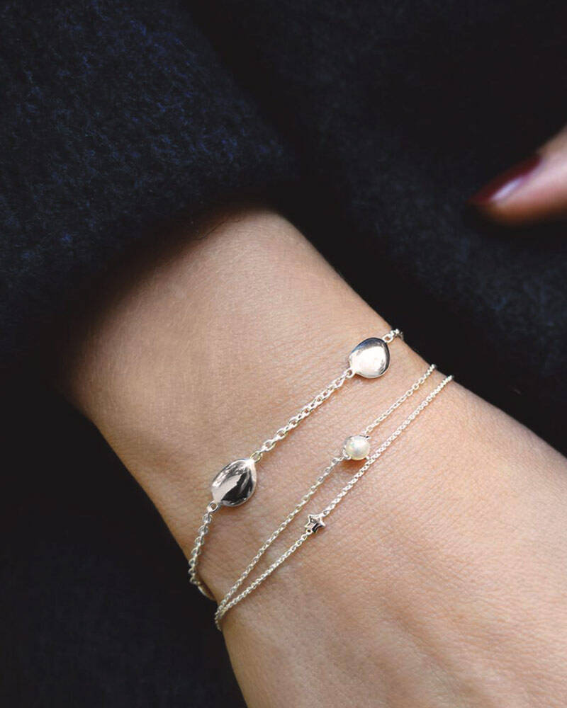 Morning Dew Armbånd Sølv