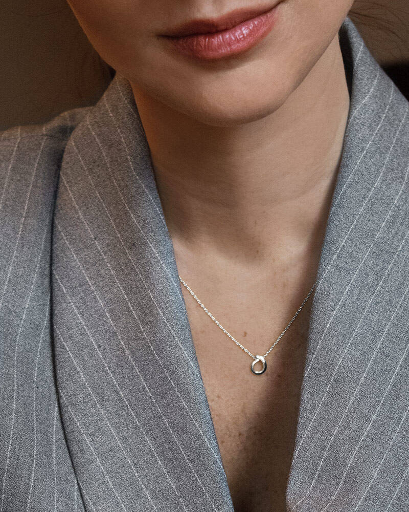 Ocean drop Halskjede Sølv