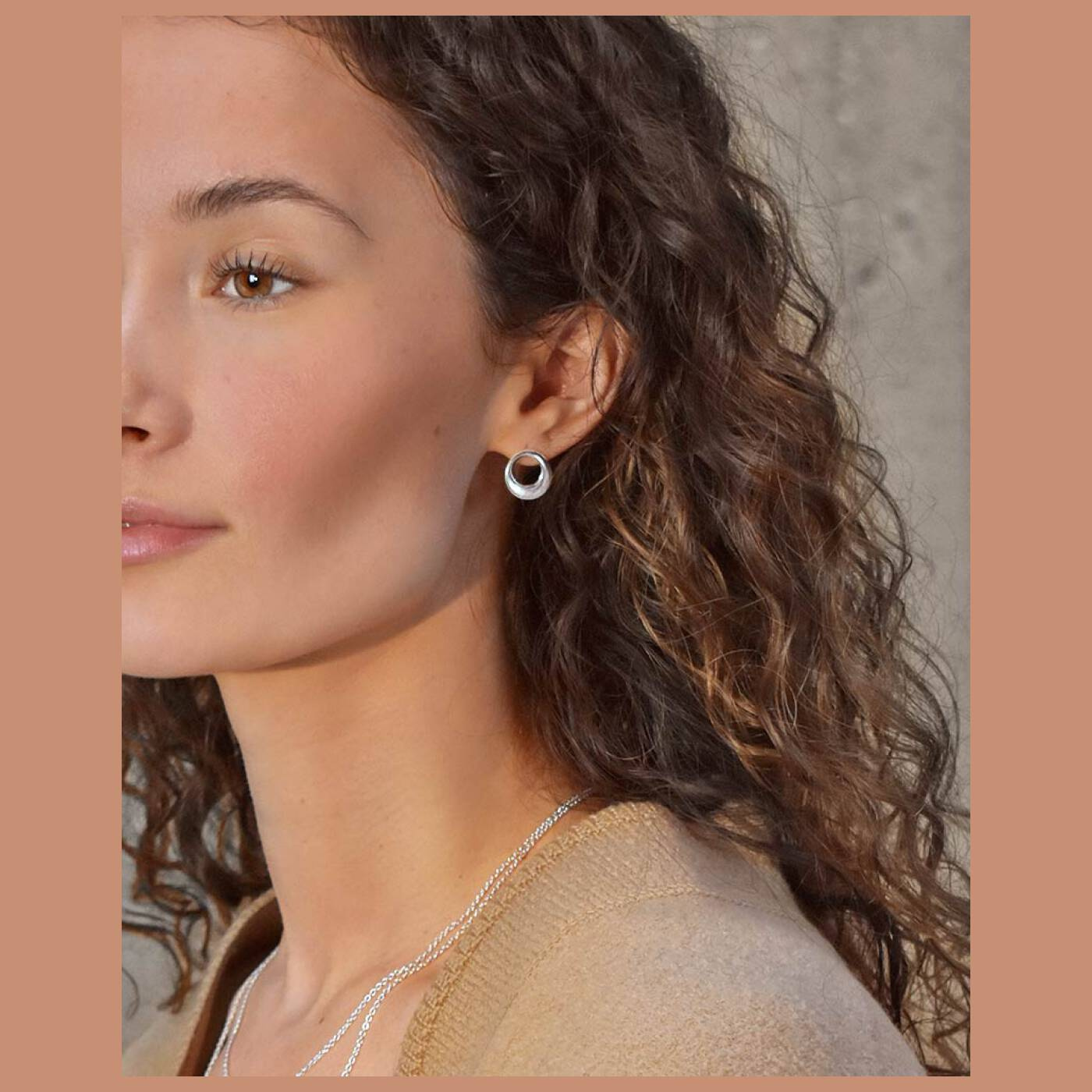 Orbit Øreringer Sølv