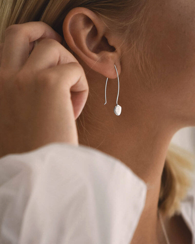 Pebbles Øreringer Sølv