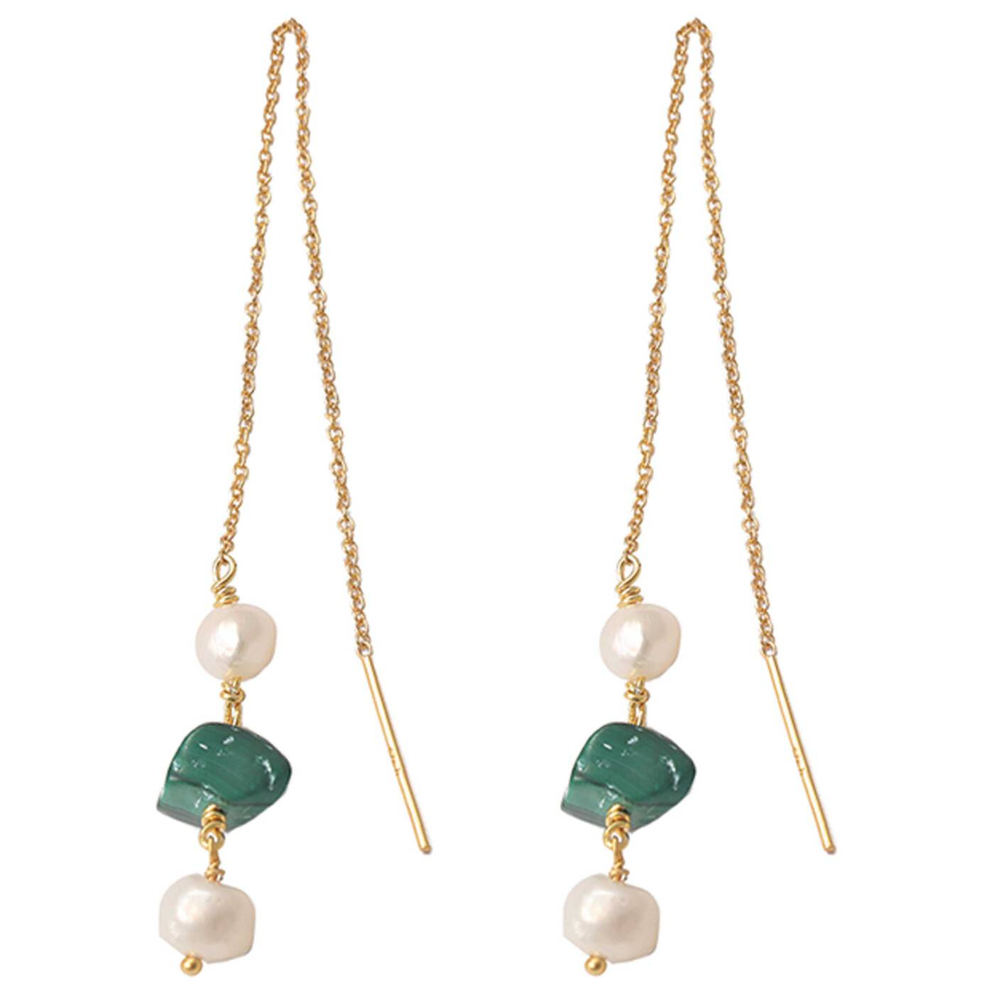 Green Ellie Øredobber Gull