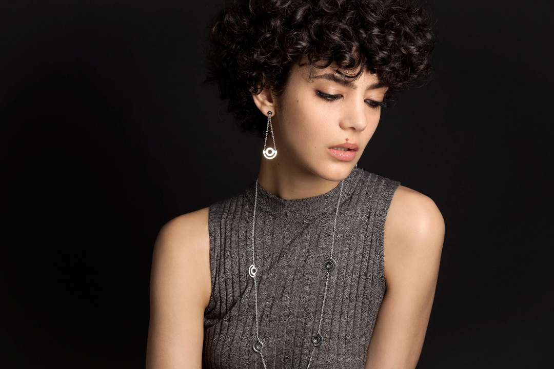 Arc Long Halskjede Sølv 80 cm