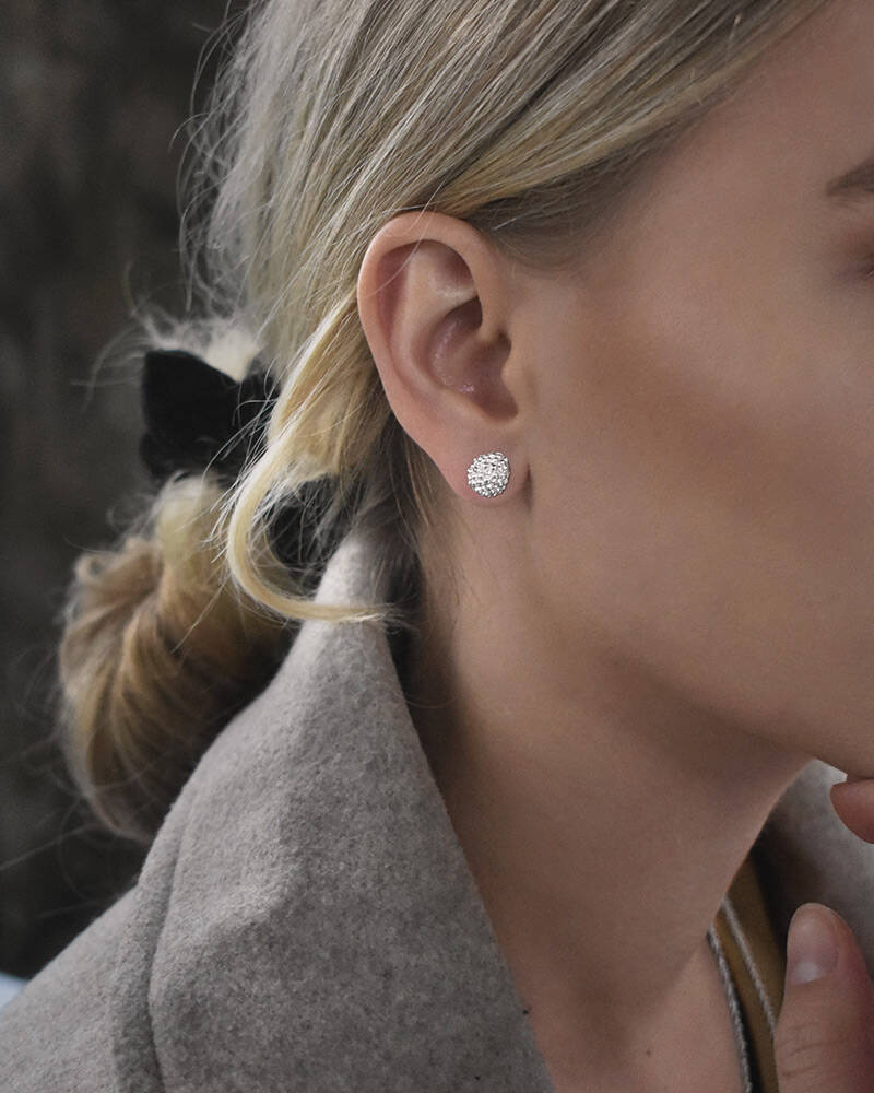 Stardust Øreringer Sølv