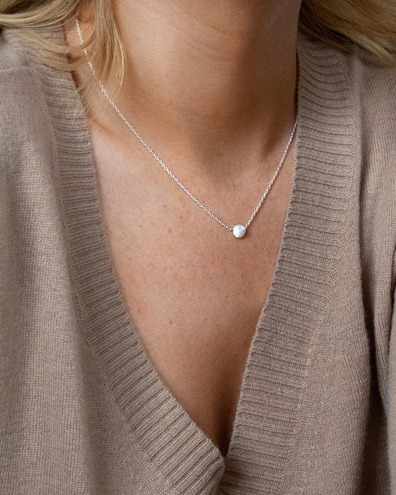 Stardust shine drop Halskjede Sølv