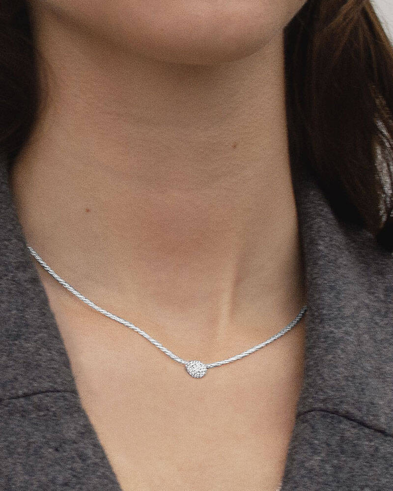 Stardust drop Halskjede Sølv