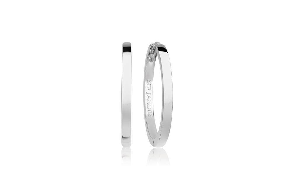 ELLERA PIANURA X-GRANDE Øreringer (Sølv)