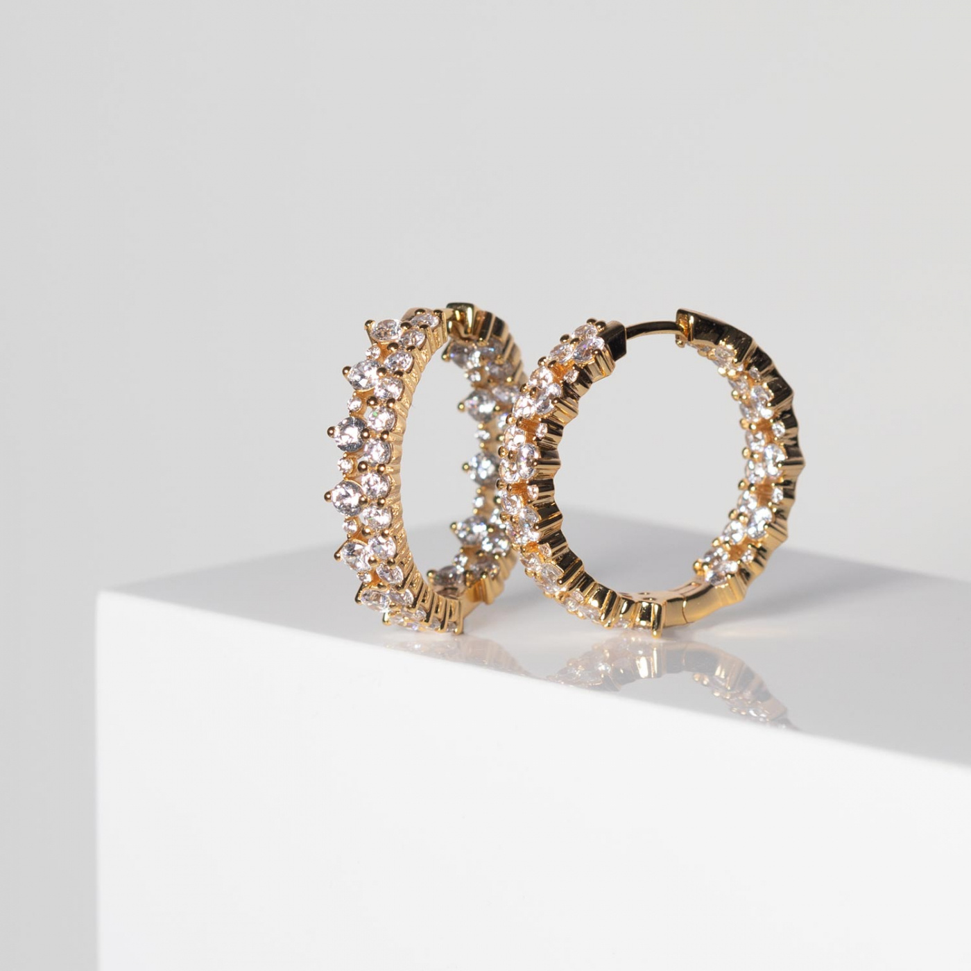 LIVIGNO CREOLO GRANDE EARRINGS Gull