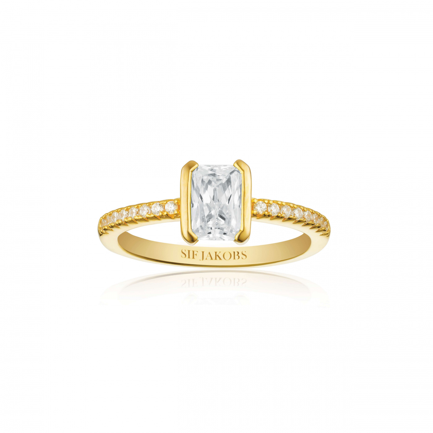 ROCCANOVA PICCOLO Ring Vita Zirkoner Gull