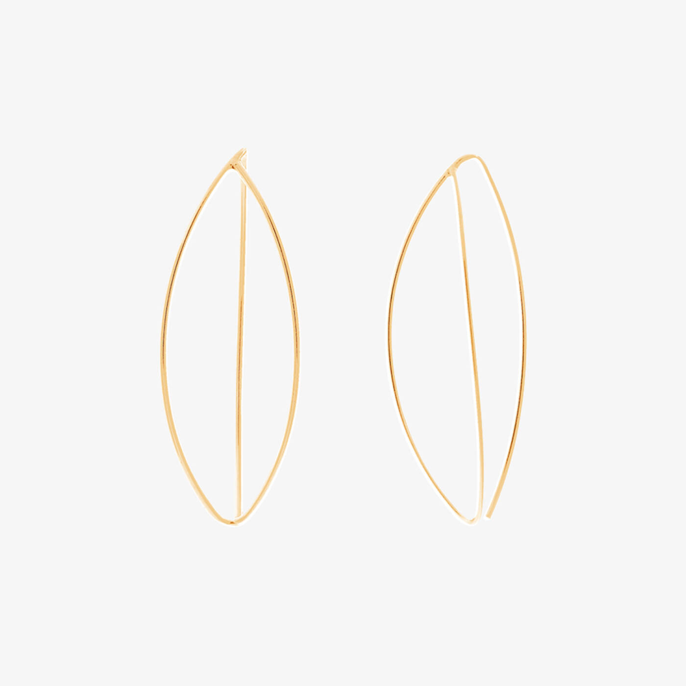 Together big Øreringer Gull