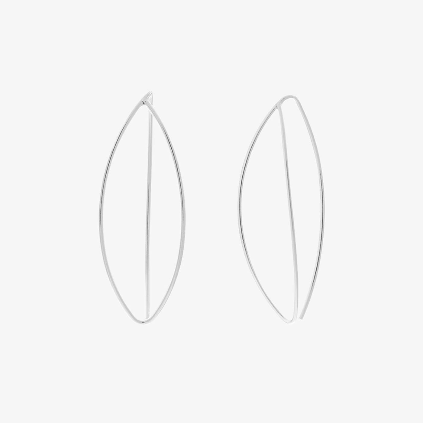 Together big Øreringer Sølv