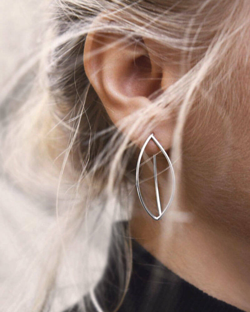 Together small Øreringer Sølv