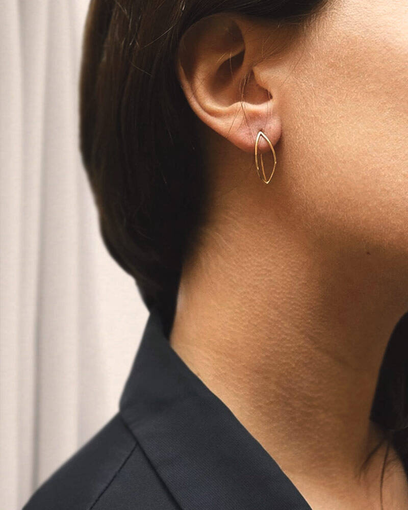 Together mini Øreringer Gull