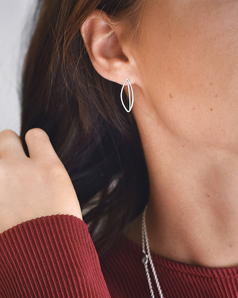 Together mini Øreringer Sølv