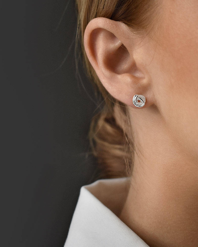 Unity drop Øreringer Sølv