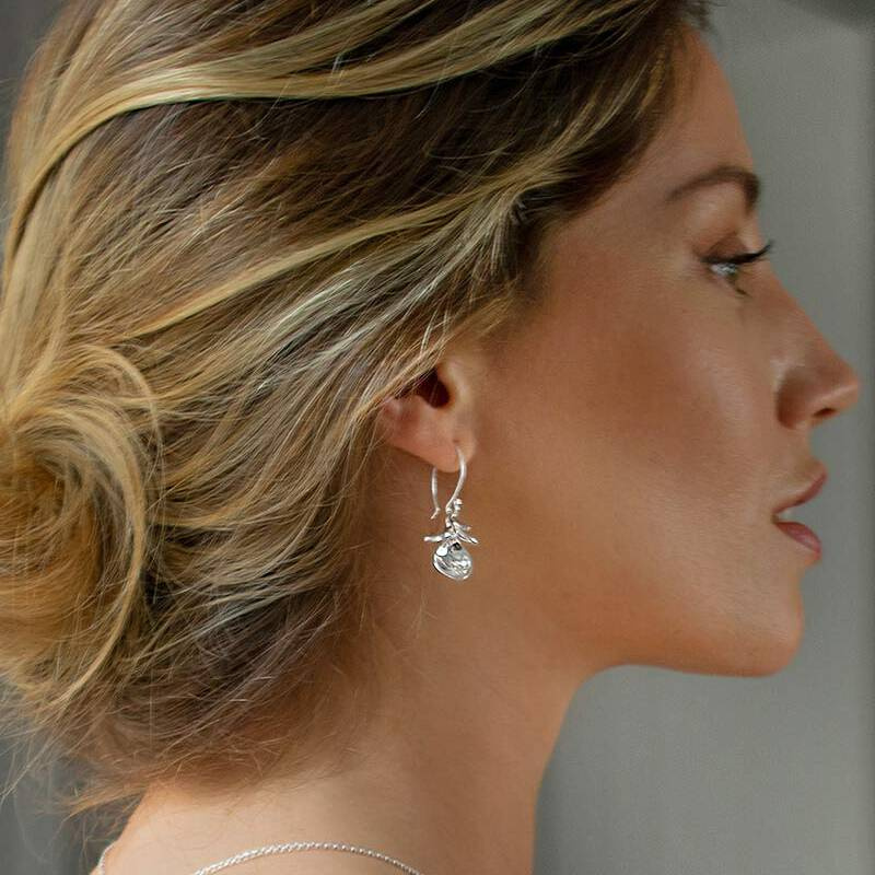 Violet small Øreringer