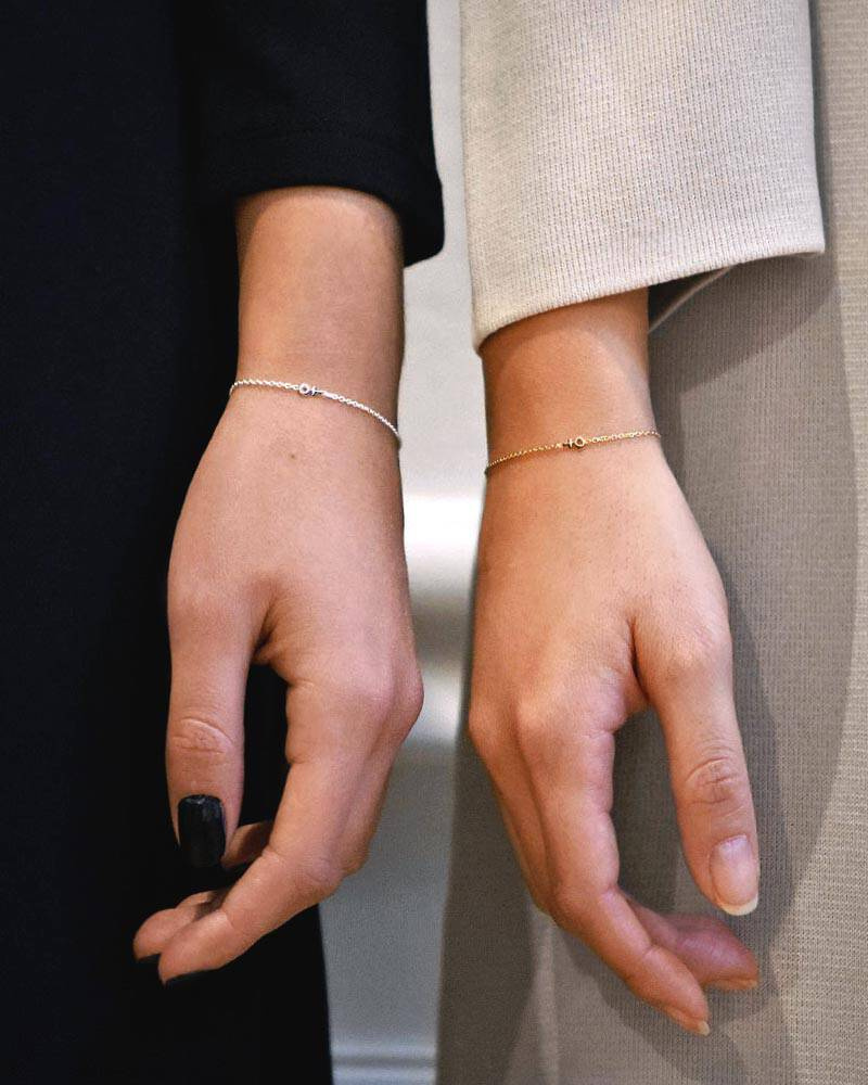 Women Unite drop Armbånd Sølv