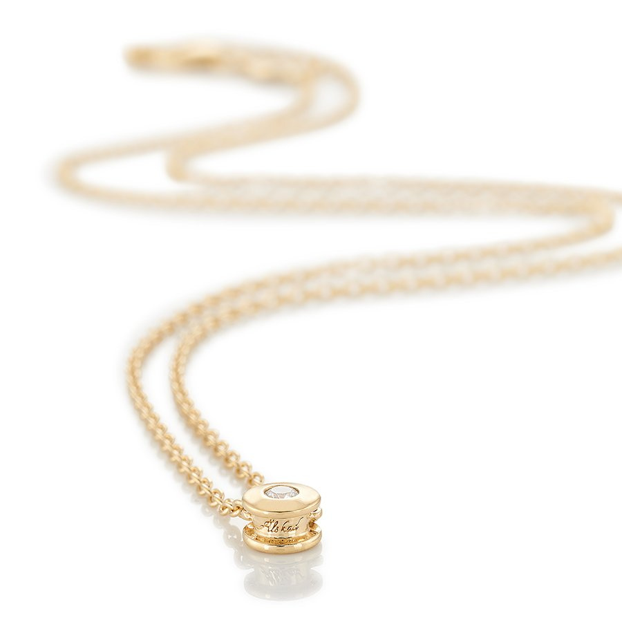 Älskad mini Necklace Gold