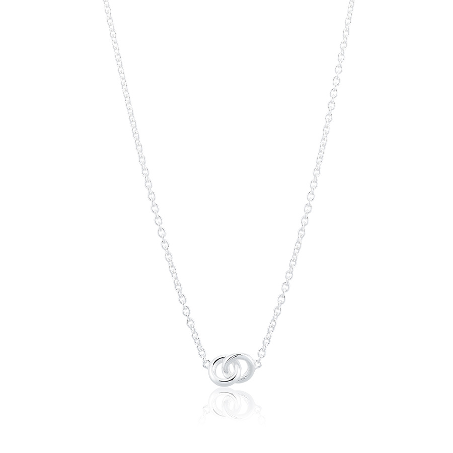 The knot mini Necklace Silver